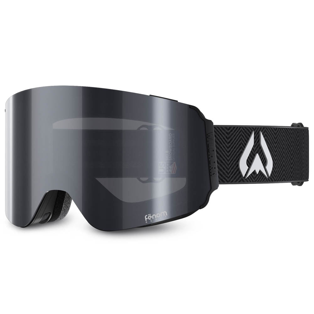black ski goggles Maxfield Pro M Photochromic Cylindrical Snow Goggle
