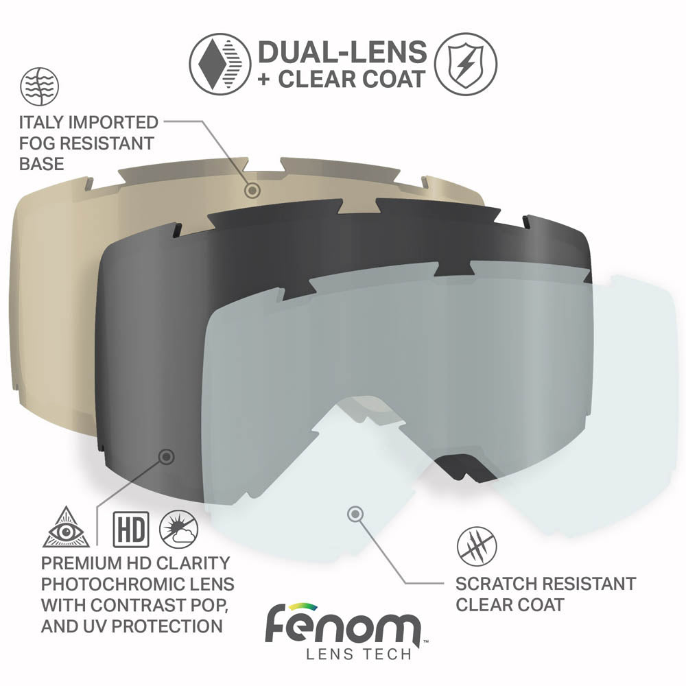 maxfield pro m photochromic snow goggle