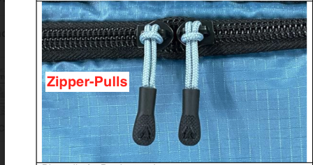 bag zipper pulls