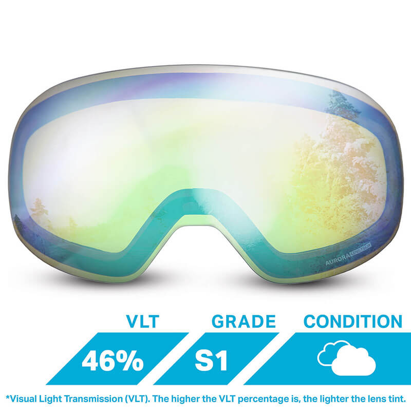 Low Light Mirrored Yellow