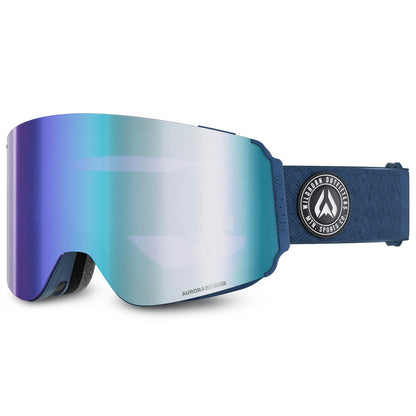 wildhorn outfitters roca ski goggles Wildhorn Roca Pro M Cylindrical Goggle Standard OPEN BOX Blue