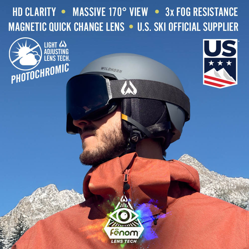 goggles photochromic Maxfield Pro M Photochromic Cylindrical Snow Goggle