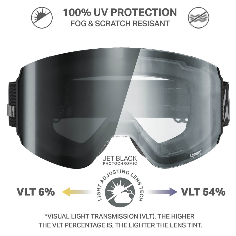 Maxfield Pro M Photochromic Cylindrical Snow Goggle