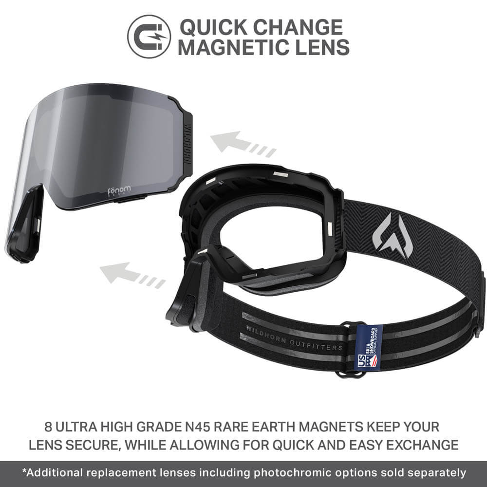 maxfield pro m photochromic snow goggle open box