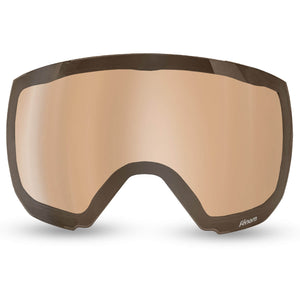 Lunettes De Ski VALNOR - Base White / Verre Amber - Compatible Lunettes De Vue - Protection UV 100% - Champ De Vision Large